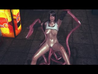tifa lockhart fucked by tentacles in a subway oral, anal, futa/trans, big tits, group